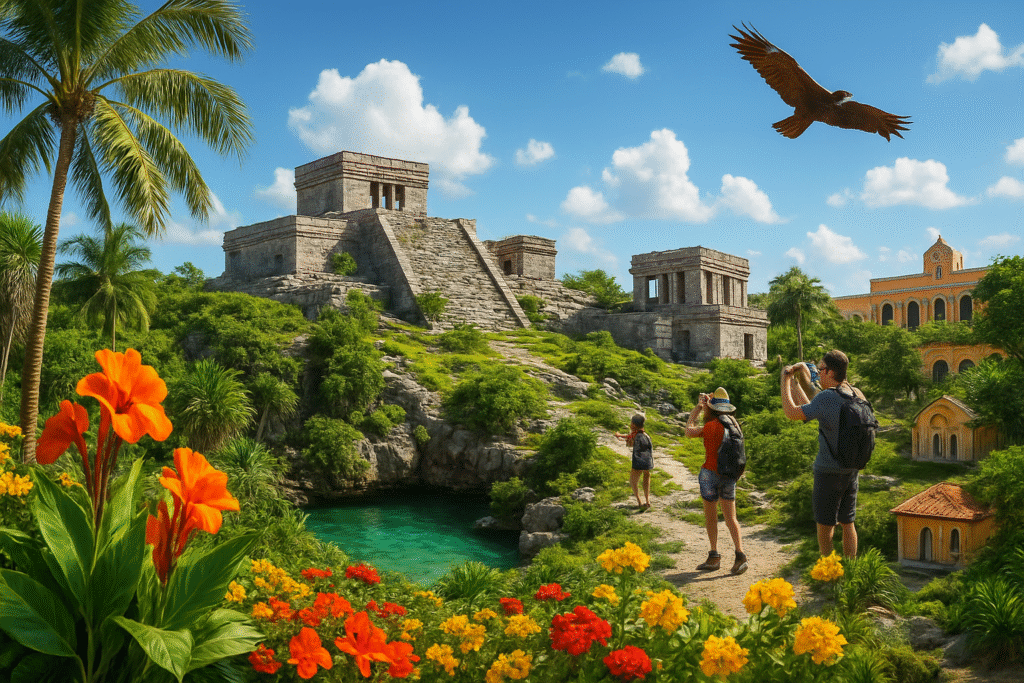 découvrez notre guide simple pour un circuit inoubliable au yucatán, mexique. explorez les merveilles culturelles et naturelles, visitez des ruines mayas impressionnantes, savourez la délicieuse cuisine locale et vivez des aventures uniques au cœur de cette magnifique région du mexique.