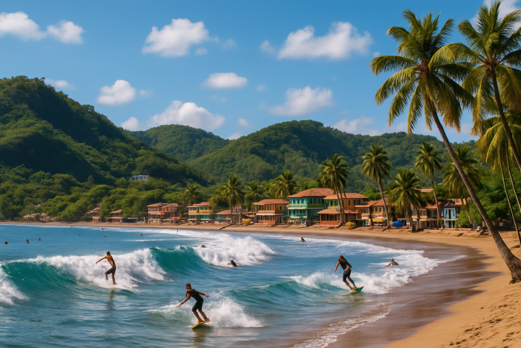 découvrez votre destination de surf idéale avec notre guide simple sur san juan del sur, nicaragua. explorez les meilleures plages, les spots de surf adaptés à tous les niveaux et trouvez des conseils pratiques pour profiter pleinement de votre séjour dans ce paradis côtier.