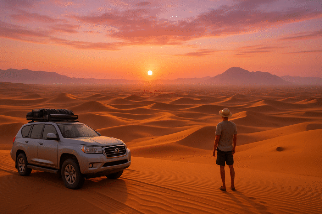 découvrez oman à travers notre guide complet pour un road trip inoubliable dans le désert. explorez des paysages à couper le souffle, vivez des aventures uniques et immergez-vous dans la culture omanaise. préparez votre voyage idéal à travers les dunes majestueuses et les oasis cachées.