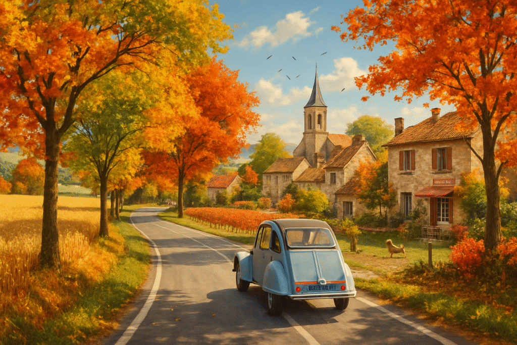 découvrez les meilleures destinations à la campagne en octobre pour un voyage inoubliable en voiture. profitez des paysages automnaux, des villages pittoresques et des activités en plein air tout en échappant à l'agitation urbaine.
