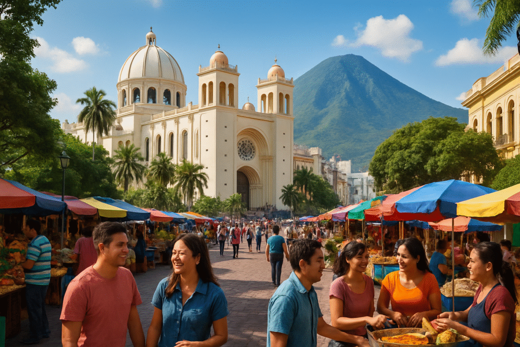 découvrez san salvador avec notre guide simple ! explorez les incontournables de la capitale salvadorienne, ses paysages époustouflants, sa culture riche et ses délicieuses spécialités culinaires. adoptez ce parcours pratique pour une expérience mémorable au cœur du salvador.