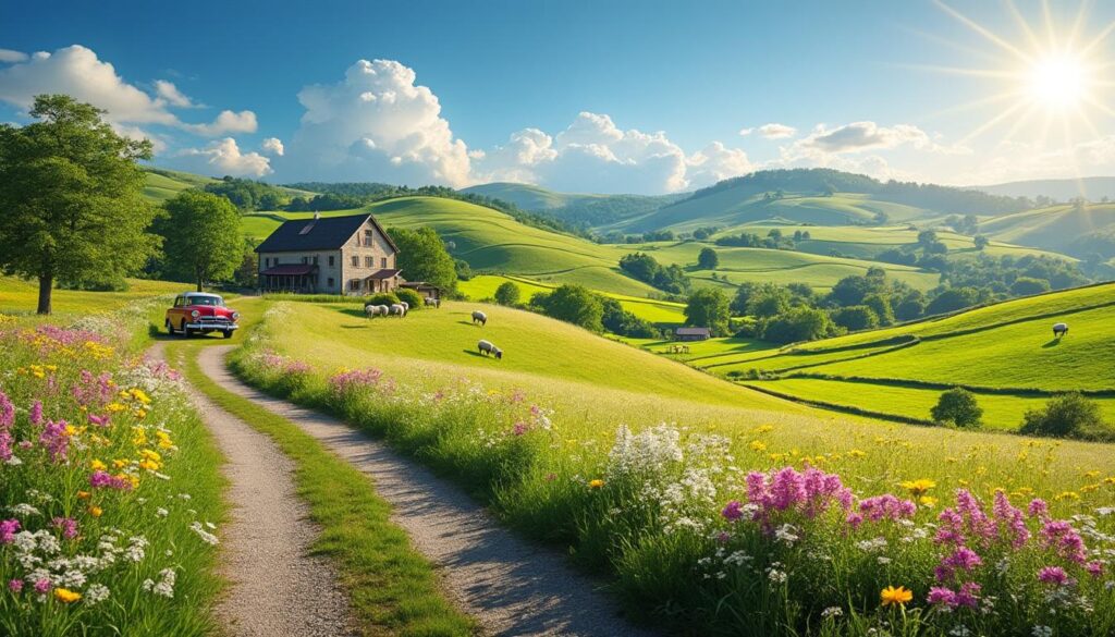 découvrez les meilleures destinations de campagne à explorer en voiture en juin. profitez d'idées de séjours nature pour des week-ends relaxants et des paysages authentiques à quelques heures de route.