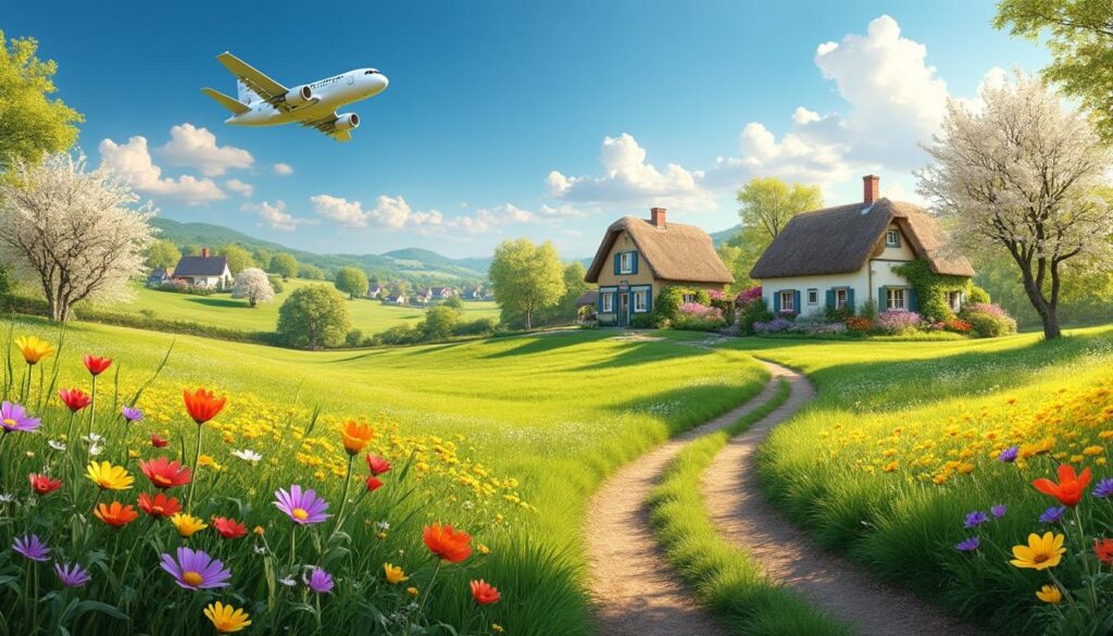 découvrez les meilleures destinations de campagne où partir en mai en prenant l'avion. idées voyages nature, paysages verdoyants et dépaysement garanti pour vos vacances printanières !