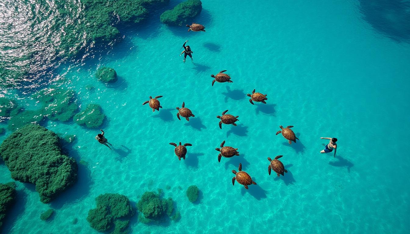 découvrez comment nager facilement avec les tortues à palawan, philippines. suivez notre guide simple pour une expérience inoubliable, des meilleurs spots aux conseils pratiques pour observer ces majestueuses créatures en toute sécurité.