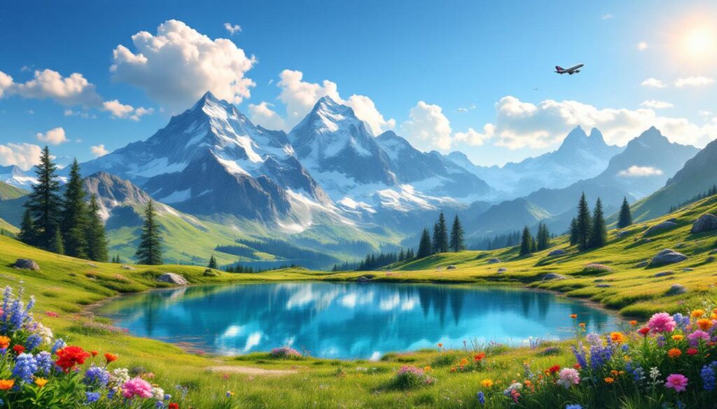 découvrez où partir à la montagne en juin en prenant l'avion : les meilleures destinations alpines et les conseils pour organiser un séjour nature inoubliable facilement accessible depuis les aéroports.