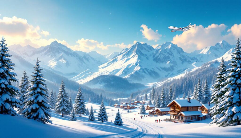 découvrez les meilleures destinations de montagne accessibles en avion en janvier pour profitez de paysages enneigés et d'activités hivernales incontournables.