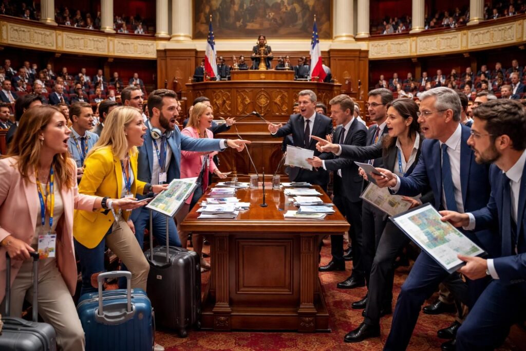 découvrez le débat passionné à l'assemblée nationale où agents de voyages et planificateurs s'affrontent, mettant en lumière leurs compétences et enjeux pour le secteur du tourisme.