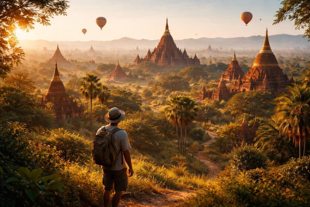 découvrez bagan en birmanie avec notre guide simple et complet pour explorer ses temples anciens, ses paysages époustouflants et sa culture fascinante.
