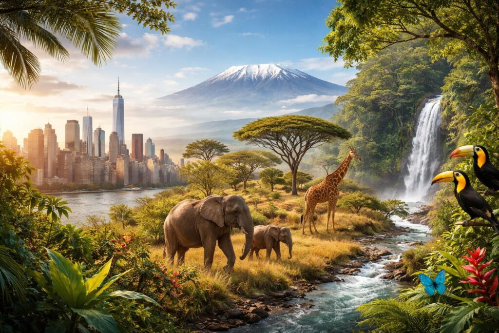 découvrez mes destinations favorites : les états-unis, la tanzanie et le costa rica, où voyager est devenu bien plus qu'une passion, c'est ma profession.