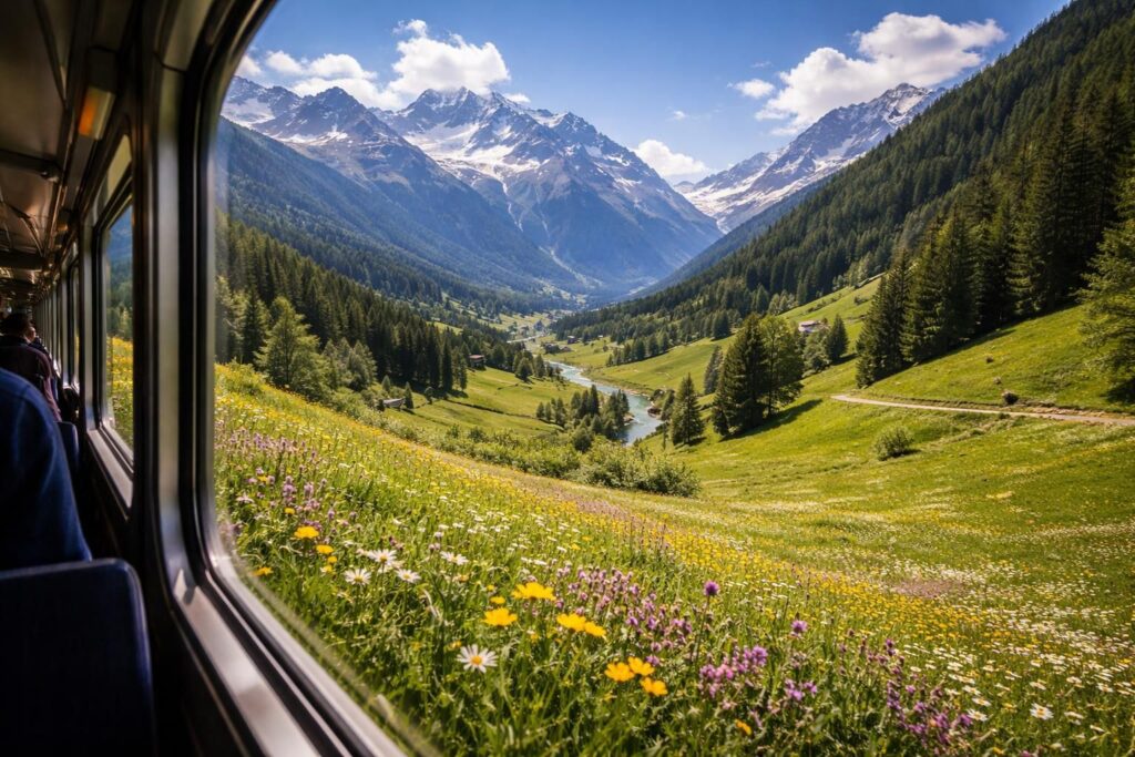 découvrez les meilleures destinations de montagne accessibles en train pour des vacances en juin alliant nature, détente et facilité de trajet.