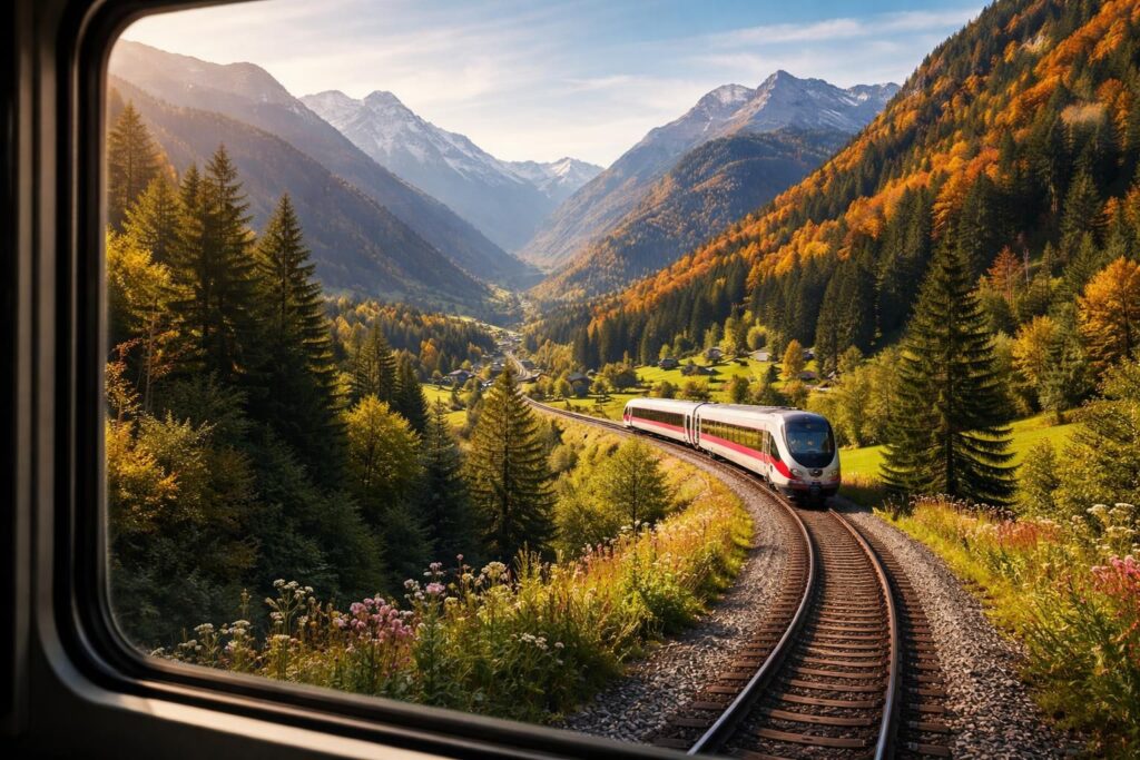 découvrez les meilleures destinations montagneuses accessibles en train pour vos vacances en septembre. profitez de paysages magnifiques, d’activités de plein air et d’un voyage écoresponsable.