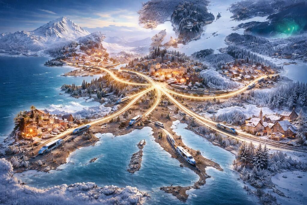 découvrez les meilleures destinations accessibles en train pour un week-end en février. profitez d'escapades hivernales uniques à deux pas de chez vous.