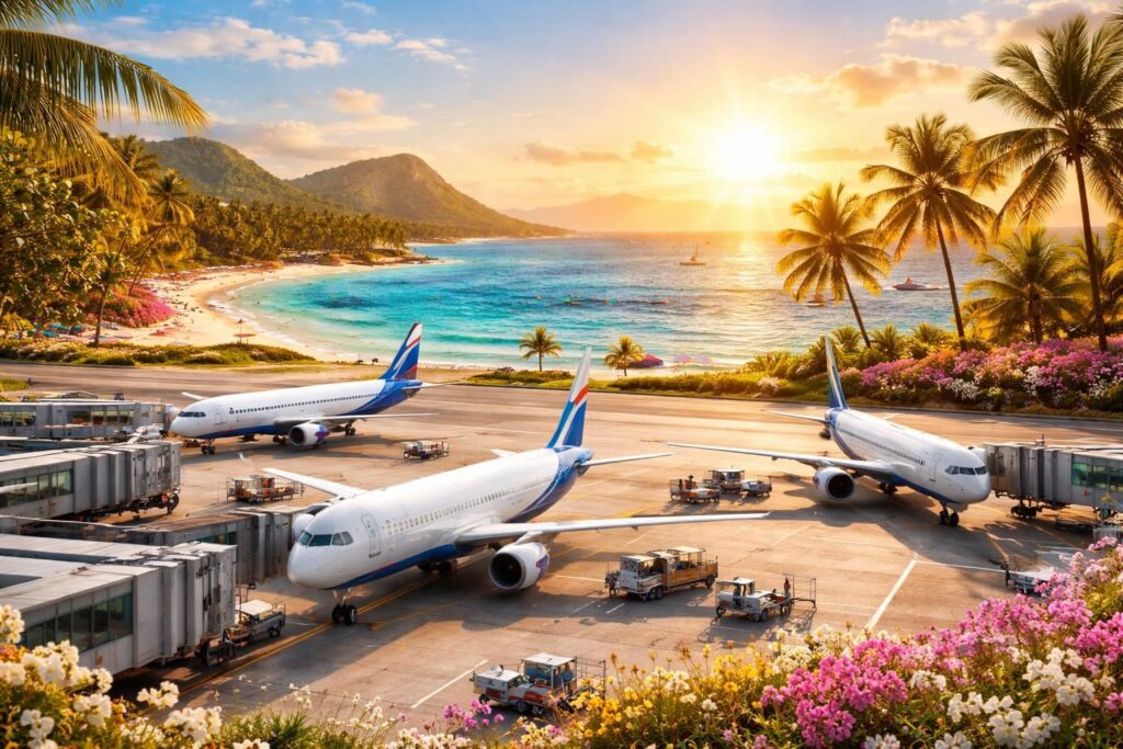 découvrez les meilleures destinations ensoleillées accessibles en avion pour vos vacances d'avril et profitez du beau temps pour un séjour inoubliable.