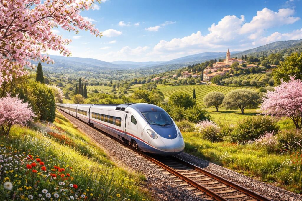 découvrez les meilleures destinations ensoleillées accessibles en train pour partir en avril. profitez du beau temps et d'un voyage éco-responsable vers des endroits chaleureux et charmants.