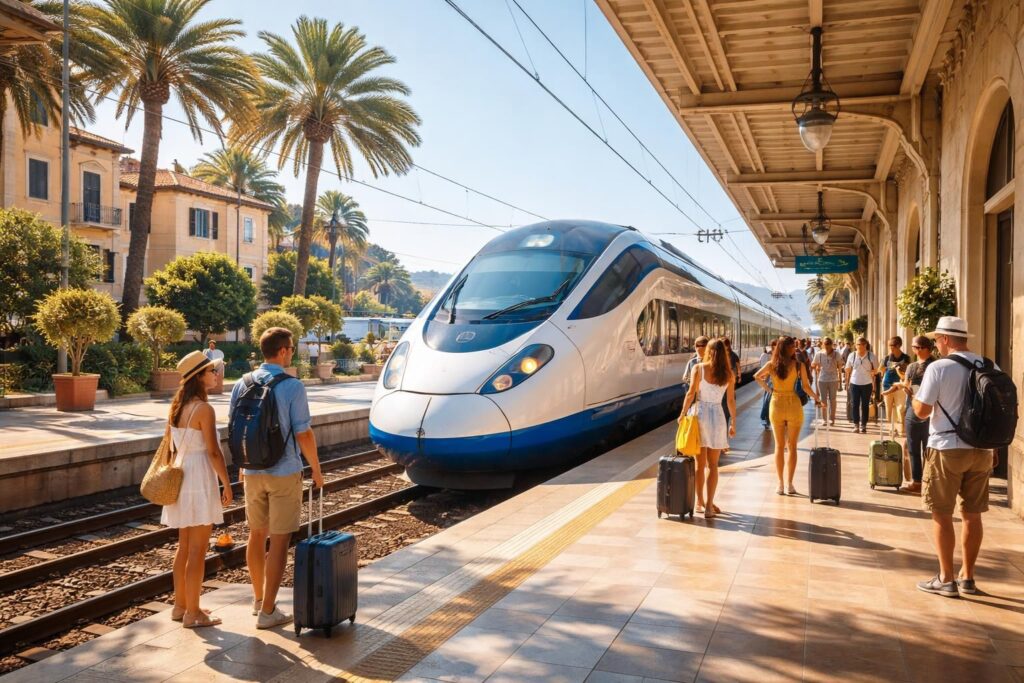 découvrez les meilleures destinations ensoleillées accessibles en train pour partir au soleil en février, alliant détente et voyage écologique.